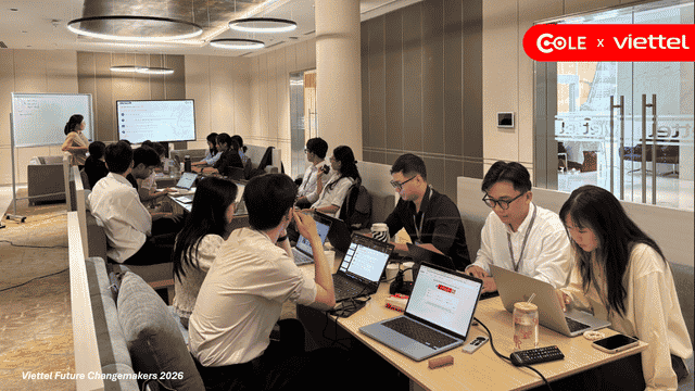 Hình ảnh lớp học Viettel 2026 do Cole đào tạo