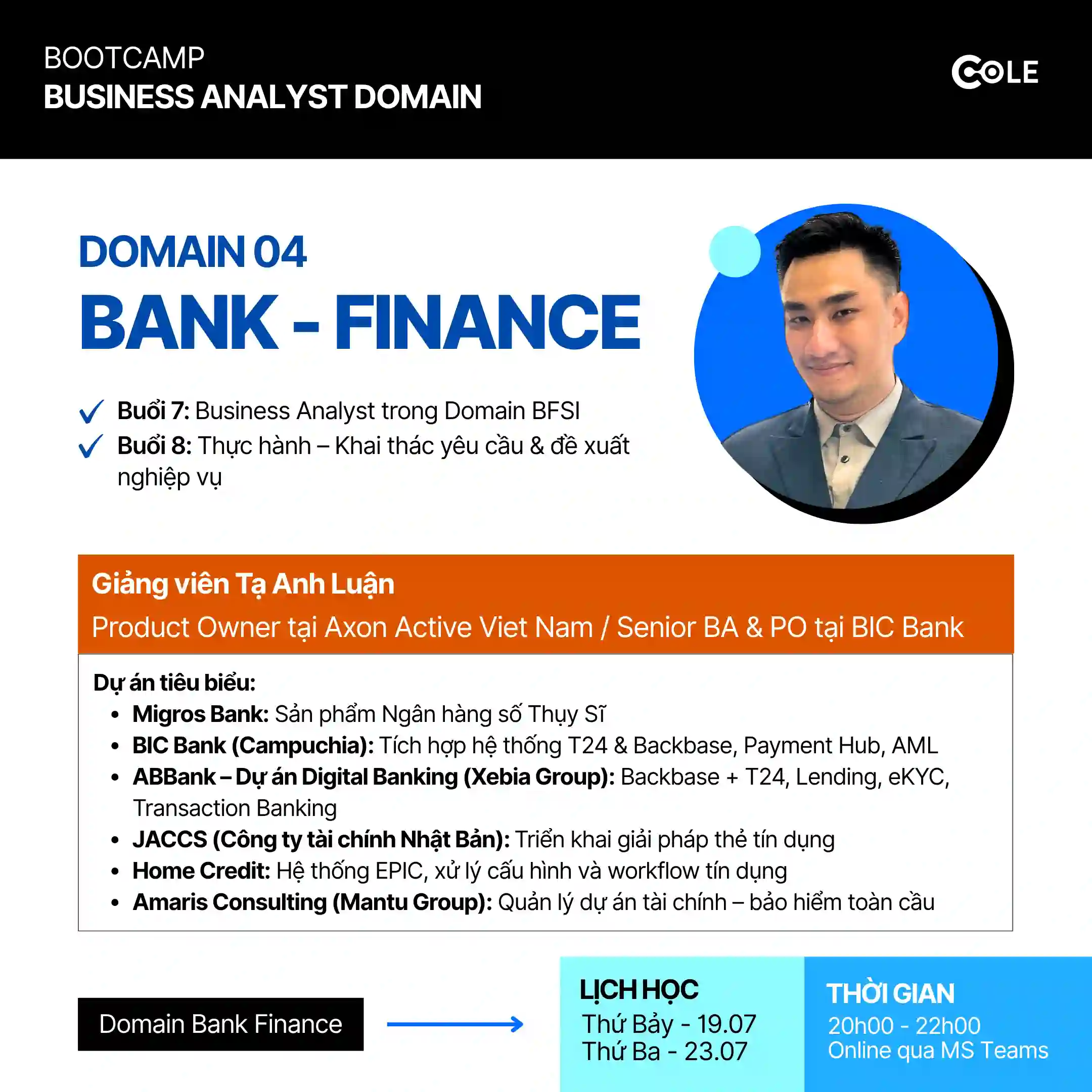 Bootcamp Business Analyst Domain Bank – Finance