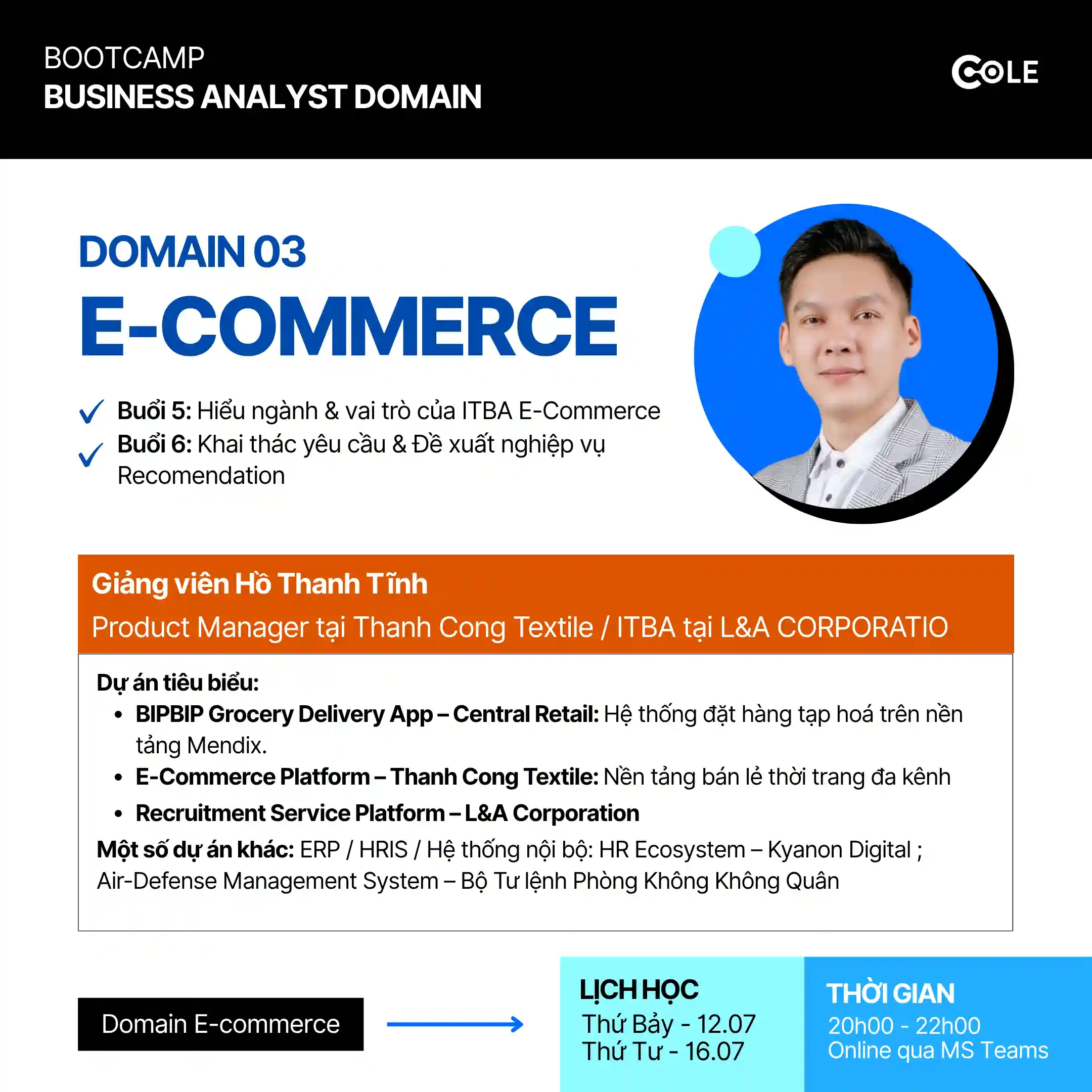 Bootcamp Business Analyst Domain E-commerce