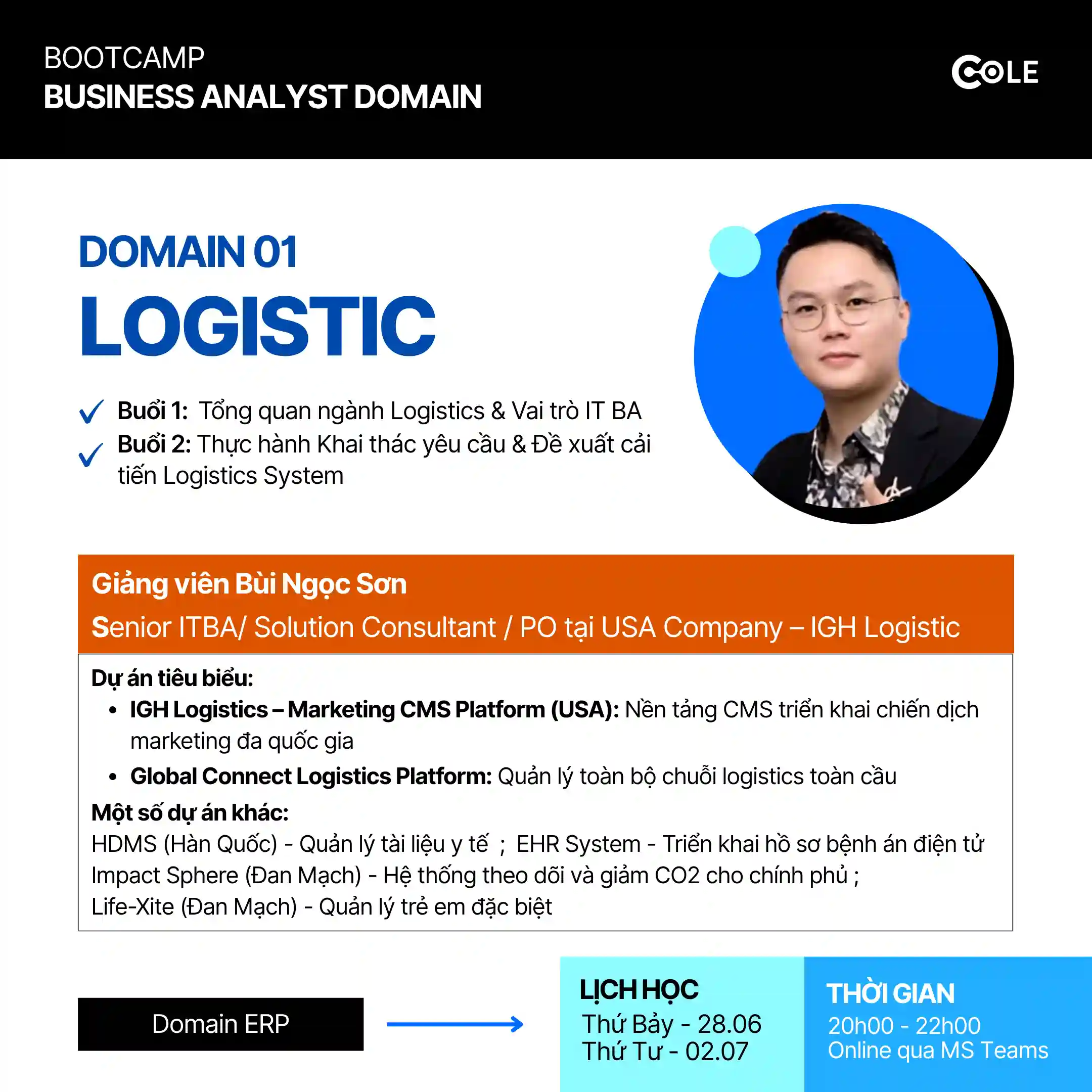 Bootcamp Business Analyst Domain Logistics