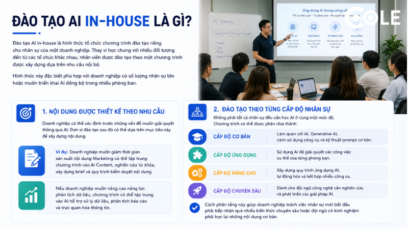 Đào tạo AI in-house là gì?