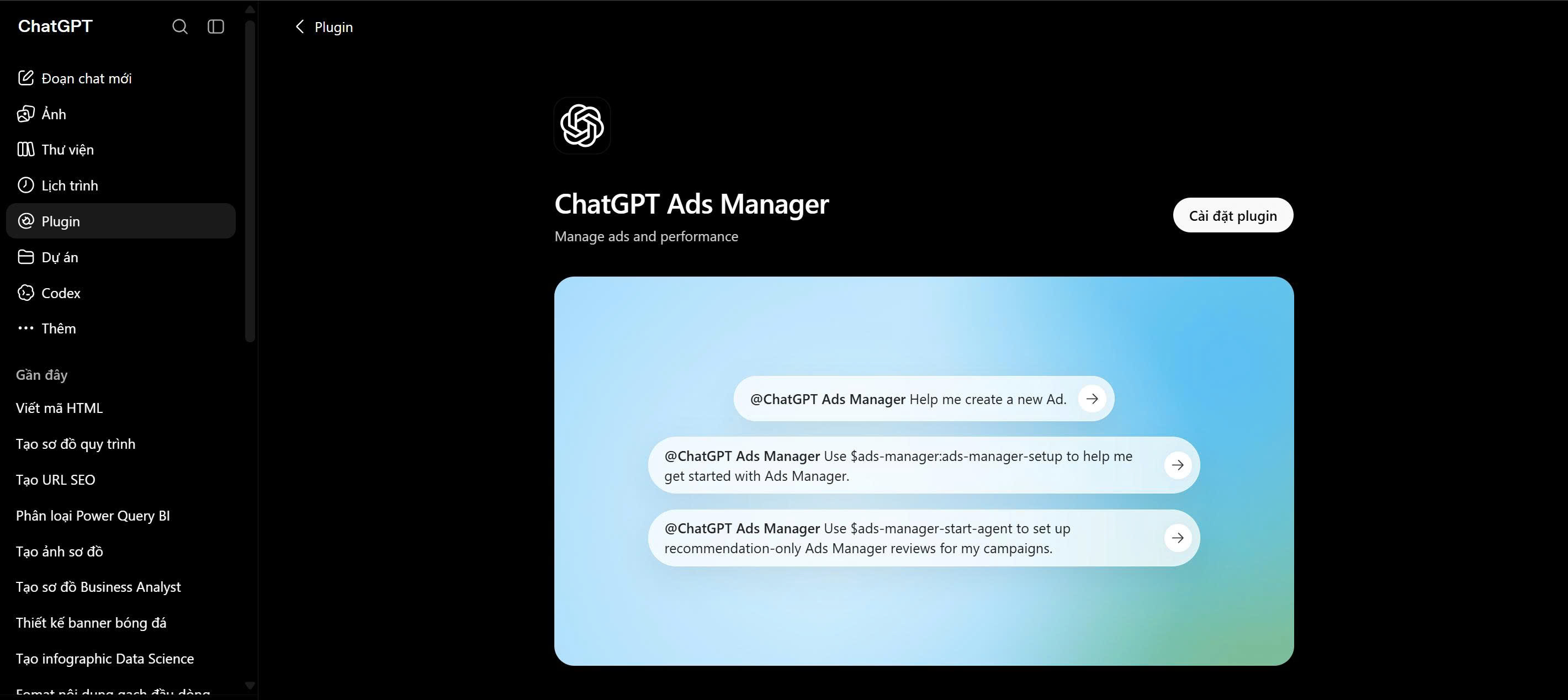 Chat GPT Ads là gì