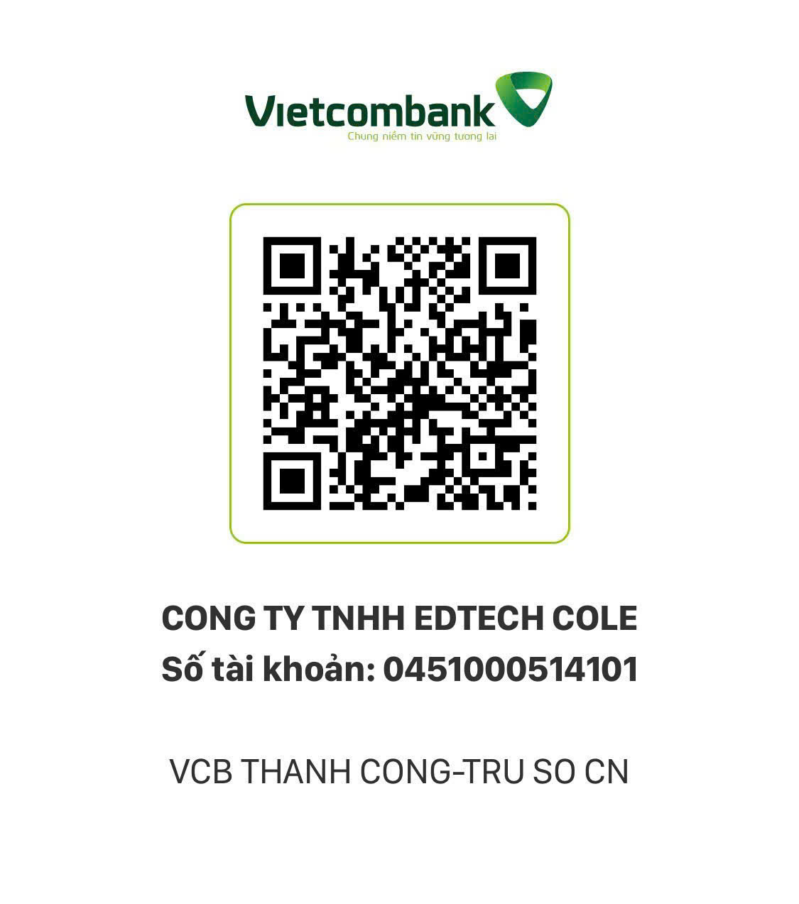 Mã QR chuyển khoản