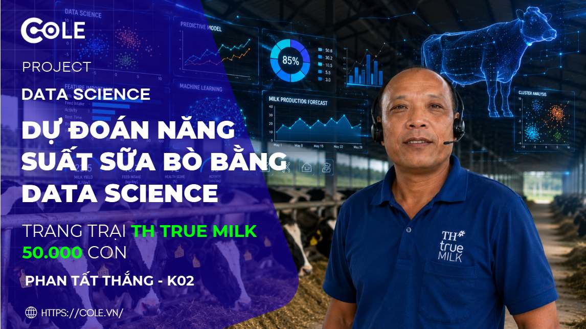 Dự Đoán Năng Suất Sữa Bò Bằng Data Science - Góc Nhìn Từ Trang Trại TH True Milk 50.000 Con